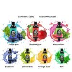 Big Puff Shisha Flavor Hookah Cartridge Large Smoke Huge Clouds Arab Hookah OEM Fruit Flavor Tobacco Factory Price