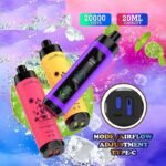 E Shisha Disposable Vape Portable E Cigarette Pod Electronic Cigarette Vape Pen Shisha Hookah 20000 Puff Big Display Screen 800mAh Battery - Image 11